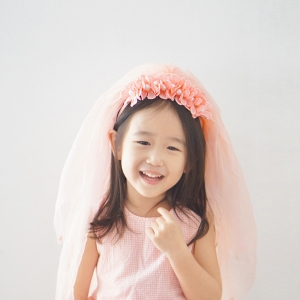 Girl Hairband Bridal Floral (GHB9309)